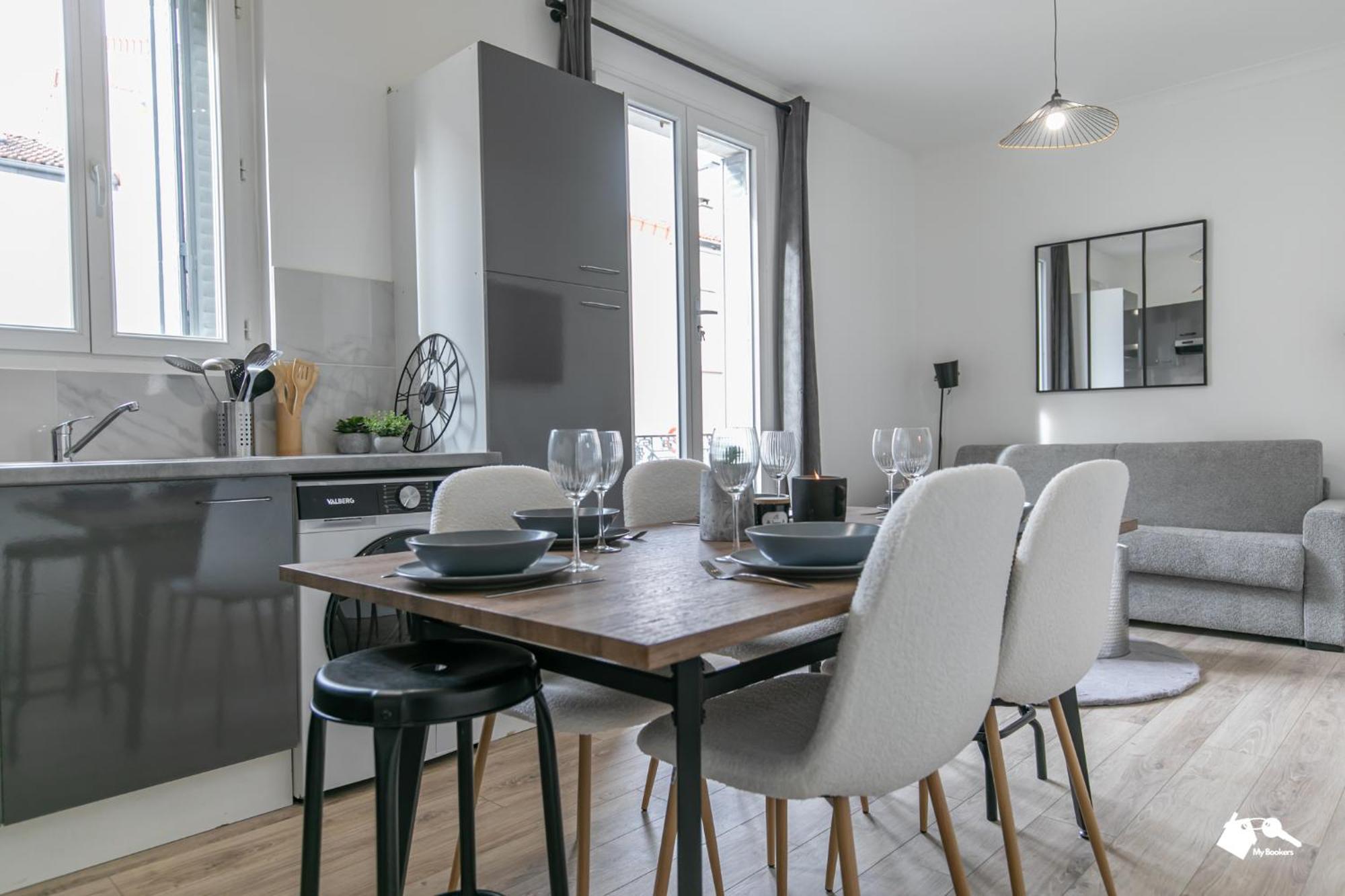 Mba - Bobillot - Splendide Appart - Proche Vincennes Montreuil  Bagian luar foto